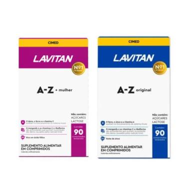 Imagem de (Kit Casal) Lavitan Homem + Lavitan Mulher - 180comprimidos! - CIMED