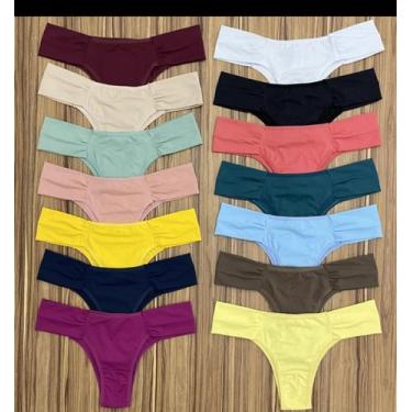 Imagem de calcinha em microfibra - Jussilly moda íntima , Romance, 250g