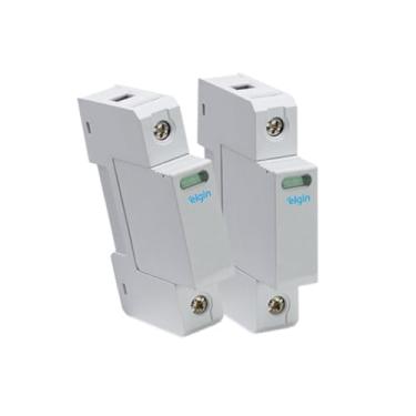 Imagem de Kit 2 Dispositivos Proteção Surtos Dps Monopolar 275v - 40ka