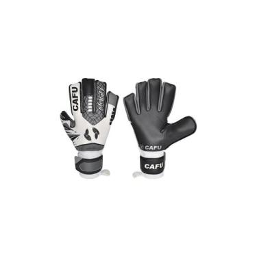 Imagem de Luva de goleiro CAFU DASH NEGATIVE FERULA INT 8 BLACK PALM - Lightbek 