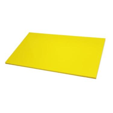 Imagem de tábua de carne Tábua De Corte - Polietileno Pead - 30 X 50cm - 10mm (Amarelo)