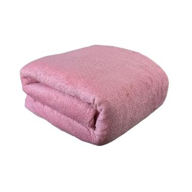 Imagem de Manta Cobertor Casal Microfibra 1,80x2,00 Mt (ROSA CLARO)