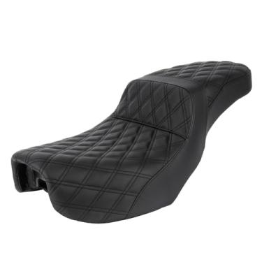 Imagem de Assento para motocicleta PSLER - Assento do motorista e do passageiro compatível com Dyna Low Rider Street Bob FXDB 2006-2017 (tipo grade)