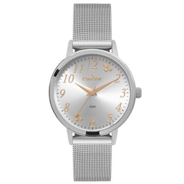 Imagem de Relógio Condor Feminino Ref: Co2035Ndq/4K Casual Mesh Prateado