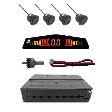 Imagem de Sensor Estacionamento Emborrachado Cápsula De Borracha - 4 Pontos - Para Para-choque de ferro