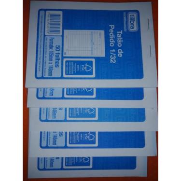 Imagem de Kit com 5 talão pedido - Tilibra