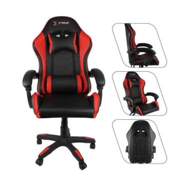 Imagem de Cadeira Xtreme Gamers Cinesis Ny Preta E Vermelha Na - CONTHEY