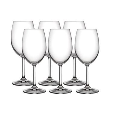 Imagem de Jogo Conjunto Com 6 Taças Para Vinho Branco Em Cristal Ecológico Bohem