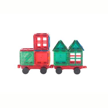 Imagem de Blocos Magnéticos - Magforma com Rodas - Maleta com 30 peças - Acrílico - MF17RD30 - Magforma