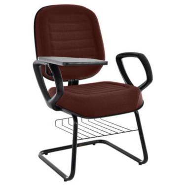 Imagem de Cadeira Escolar Universitária com prancheta para Escolas e Faculdades Linha Blenda Vermelho