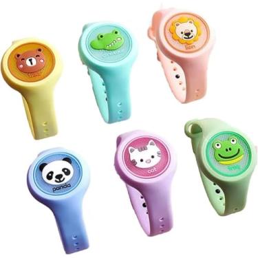 Imagem de Pulseira Repelente Infantil De Mosquitos Relógio Proteção Pernilongo Iluminação Led Shalom Styles - Escolha Sua Cor Preferida (Lilás)