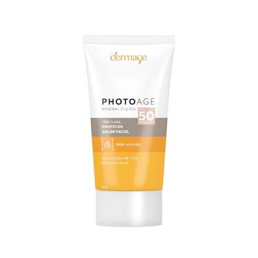 Imagem de Protetor Solar Facial com Cor Dermage Photoage Mineral Fluido Pele Sensível FPS 50 (50g) (Claro)