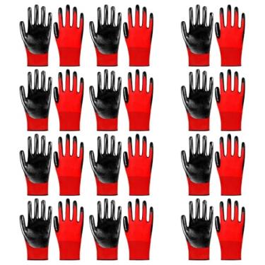 Imagem de Ioensy Luvas de trabalho, luvas de impacto, de jardinagem para corte de grama, paisagismo e construção