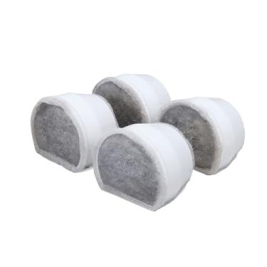 Imagem de PetSafe Filtros de carbono de substituição da Drinkwell, filtros de cerâmica para cães e gatos e fonte de água de 7 litros, pacote com 4
