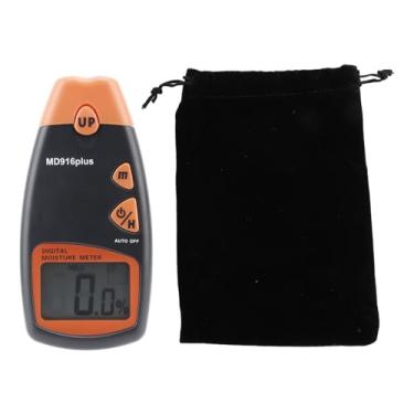 Imagem de Testador de Umidade Madeira, Medidor de Madeira, 2% a 40% de Medição do Detector de Vazamento de água para Materiais de Construção, Alarme