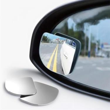 Imagem de Espelho Convexo Ponto Cego Universal Para Carros E Motos 2 Unidades - Tomóvi