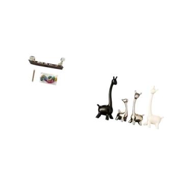 Imagem de Fenteer Enfeite de Mesa com Queimador de Incenso de Girafa de, Estátua de Cerâmica, Decoração de Halloween, Escultura, Suporte de Cone, Peça Central Cri