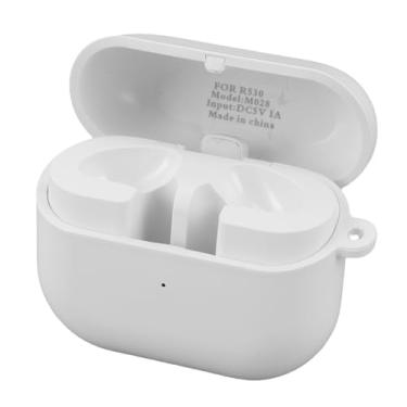 Imagem de Zopsc Estojo de Carregamento de Reposição para Buds 3 SM R530, Bateria de 590mAh, Carregamento Rápido Sem Fio e USB C, Indicador de Energia LED, Capa Protetora Portátil (branco)