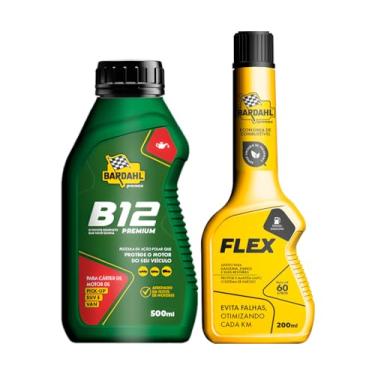 Imagem de Kit Aditivo Óleo B12 Premium Gasolina Etanol Flex Bardahl