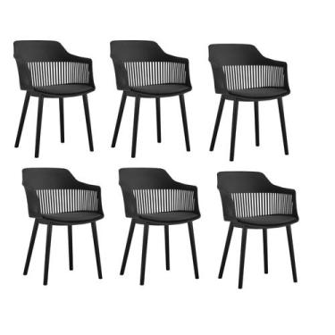 Imagem de Kit 6 Cadeiras de Jantar Marcela - Rivatti