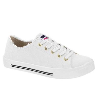 Imagem de Tênis Feminino Super Leve Lona Casual Moleca-Feminino