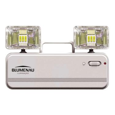 Imagem de Luminária Emergência Led Farol Plast 600Lum 40010604 Blumena