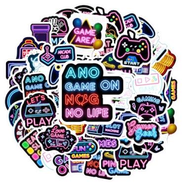 Imagem de 35 peças adesivos retrô de fliperama gamer fliperama brinquedos de papelaria adesivos retrô Arcade Graffiti para guitarra, laptop, capacete, skate, mala, telefone, bagagem, laptop, guitarra, carro