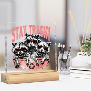 Imagem de Decoração de verão, praia, guaxinim, litoral, placa acrílica, mesa, decoração para casa, casa de fazenda, sala de praia, casa de campo, quarto, sala de estar