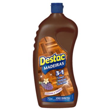 Imagem de LIMPADOR PARA PISOS DE MADEIRA 3 EM 1 LAVANDA & VANILLA DESTAC SQUEEZE 750ML