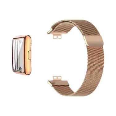 Imagem de Pulseira De Metal Para Huawei Watch Fit 1/2/3/4 Protetor De Tela TPU F