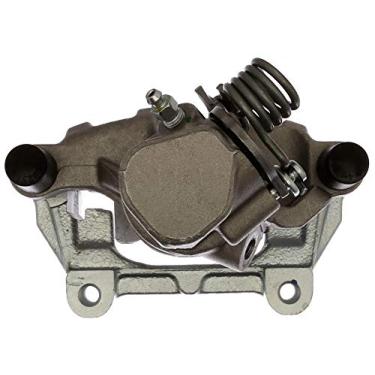 Imagem de ACDelco Conjunto profissional de pinça de freio a disco lateral do motorista traseiro 18R12697C com pastilhas de cerâmica (revestido carregado), remanufaturado