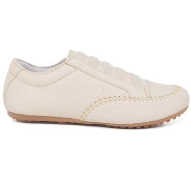 Imagem de Tênis Mocatênis Feminino Antiderrapante Confortável Leve do 33 ao 42, Mocassim, MOCASSIM2020, Polo Blu ORIGINAL (Creme, BR, Adulto, Numérico, 35)