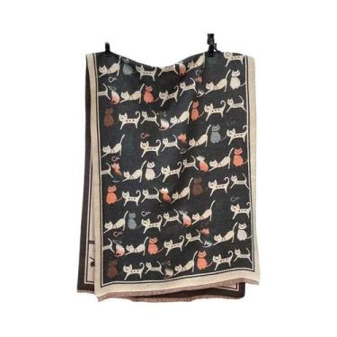 Imagem de Cachecol De Cashmere Feminino Para O Inverno, Xale Pashmina, Envolvent