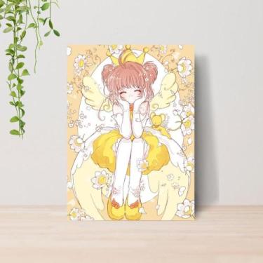 Imagem de Quadro Sakura CardCaptor Anime A4  Placa MDF 03 - Lomi Art