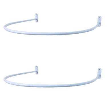 Imagem de Kit 2 Provadores Arco Fixo De Parede Para Lojas 1,00mt - Branca