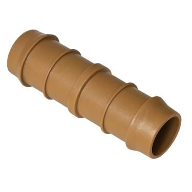 Imagem de Pacote com 5 conectores de cotovelo de irrigação por gotejamento de 1/5.1 cm - Acessórios farpados para tubos de gotejamento de 17 mm (0,600 pol.) - Cotovelos de mangueira de 90° para sistemas de