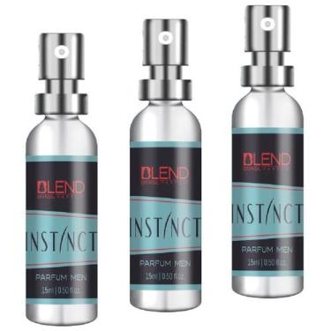 Imagem de +Kit 3 Perfumes Blend 15 ml Masculino Instintic - Blend Brasil