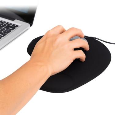 Imagem de Mouse Pad Ergonômico com Apoio de Pulso em Gel 20×23 cm – Base Antiderrapante, Conforto e Redução de Cansaço para Home Office e Gaming