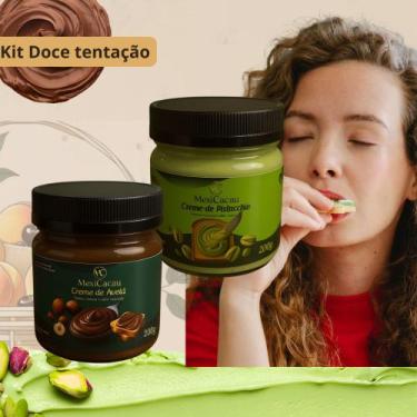 Imagem de Kit Doce Tentação  Creme de Pistache + Creme de Avelã - MexiCacau