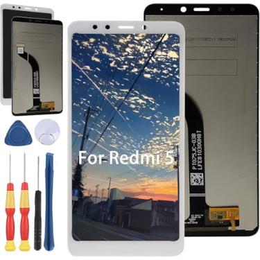 Imagem de Yuxyiony Nova tela de substituição para Xiaomi Redmi 5 tela de reparo de tela LCD e acessórios de ferramentas de substituição.