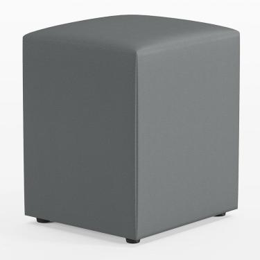 Imagem de Puff Quadrado L02 Sala De Estar Corano Cinza