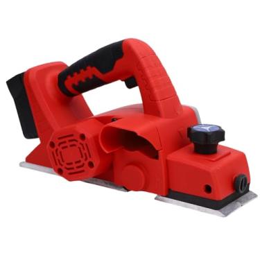 Imagem de YWBL-WH Plaina Elétrica Sem Escova Sem Fio, Ferramenta para Carpintaria de 15000 Rpm Com Ranhura Em V e Profundidade Ajustável de 0-2 Mm para Baterias 48-11-1840 48-11-1850