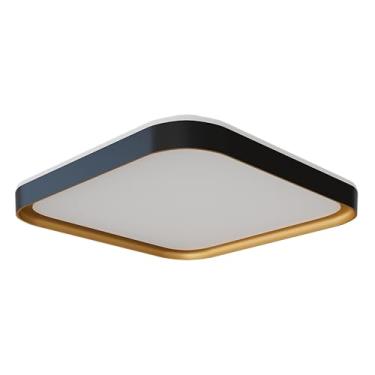 Imagem de Plafon Toronto Quad 40Cm 36W Preto C/Dourado (Ref:1517)