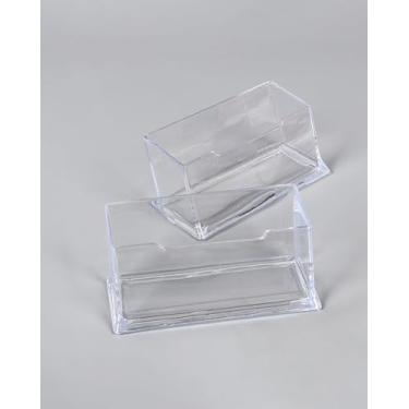 Imagem de Porta-cartões de visita acrílico transparente e durável BLC1410-01