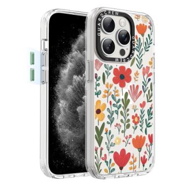 Imagem de GuardCrew Capa para iPhone 15 Pro Max, [proteção contra quedas de grau militar de 3,5 m à prova de colisão] [antiamarelamento e antidescasca] capa de telefone fina à prova de choque transparente TPU