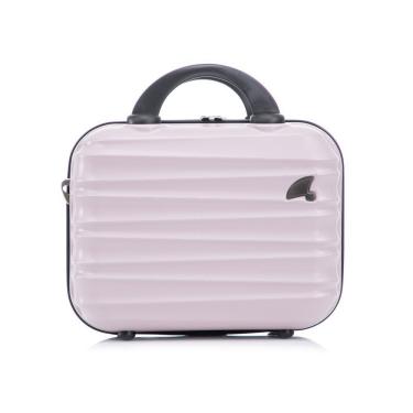 Imagem de Frasqueira De Viagem Rígida Maleta Valise Organizadora De Bagagem Necessaire - Pisa - Allabard Rosa