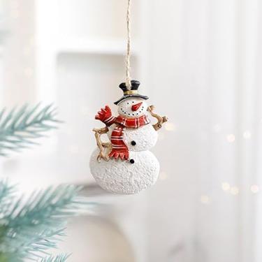 Imagem de Decorações de Natal Resina Pequena Casa Micro Paisagem Resina Casa Pequenos Ornamentos Boneco de Neve Alce Papai Noel