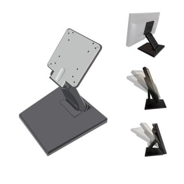 Imagem de Suporte ajustável para monitor dobrável para telas de TV LCD de 10 a 27 polegadas com orifícios de instalação de 75 x 75 mm e 100 x 100 mm