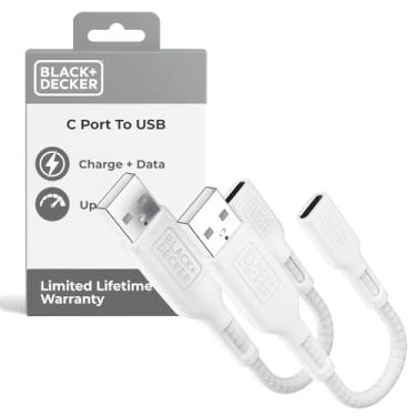 Imagem de BLACK+DECKER Adaptador USB C para USB [pacote com 2], cabo OTG tipo C fêmea para USBA macho OTG adaptador USBA para USBC compatível com MacBook Pro/Air, iPhone 16/15, Samsung Galaxy S24/S23/S22,