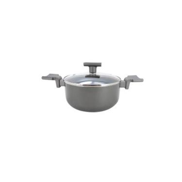 Imagem de Caçarola Sartin Grafite Alumínio 20 cm Mimo PS20CG - Mimo Style